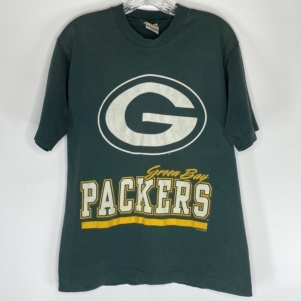 Vintage Artex Green Bay Packers Green 1995 Short Sleeve Tshirt XL